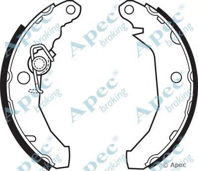 APEC BRAKING shu347 -  Комплект тормозных колодок